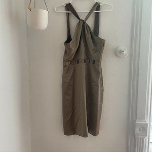 J. Crew Silk Halter Cocktail Dress, 6